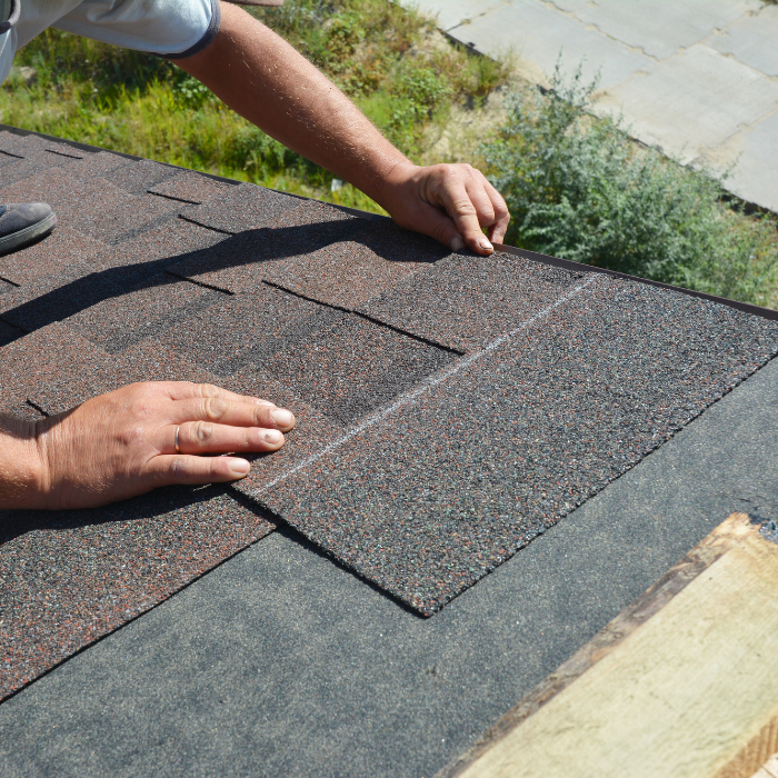 Installing Roofing Shingles