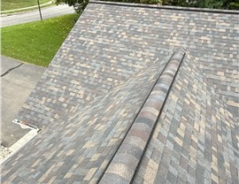 Millstream Construction new asphalt roof on Manchester CT home after replacement