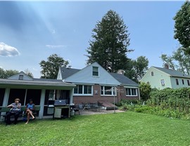 New architectural roof installation on a Wethersfield CT home by Millstream Construction