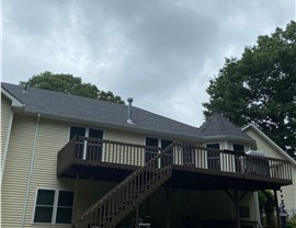 Millstream Construction new asphalt roof on Manchester CT home after replacement