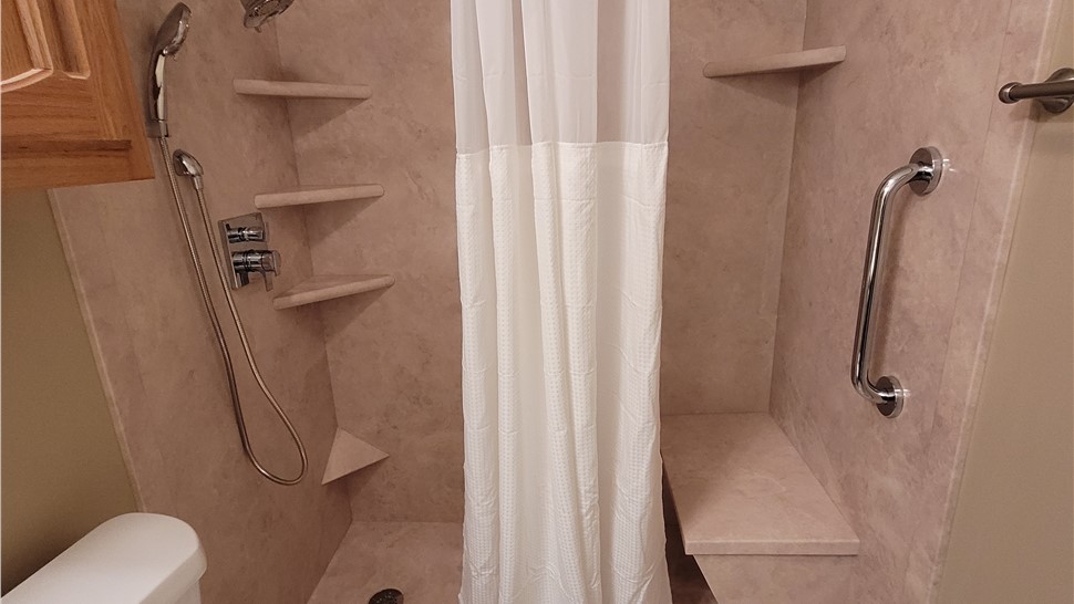 Showers Project in Denham Springs, Louisiana by Mr. Bath