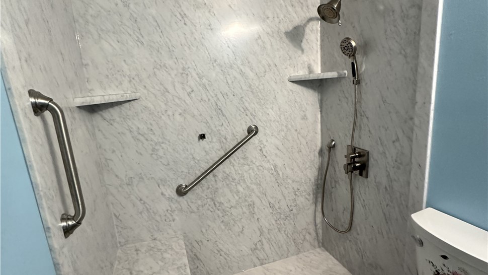 Showers Project in Houma, Louisiana by Mr. Bath