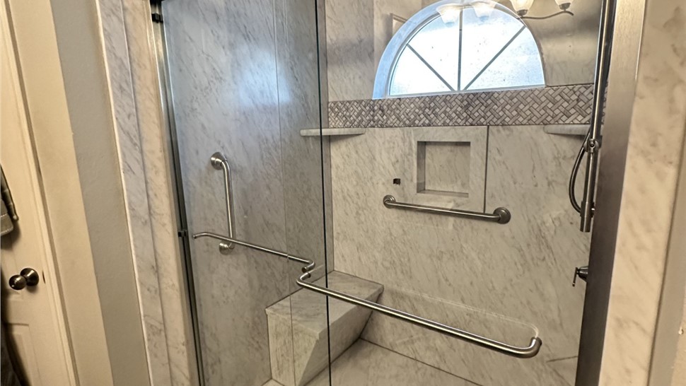 Showers Project in Mandeville, LA by Mr. Bath
