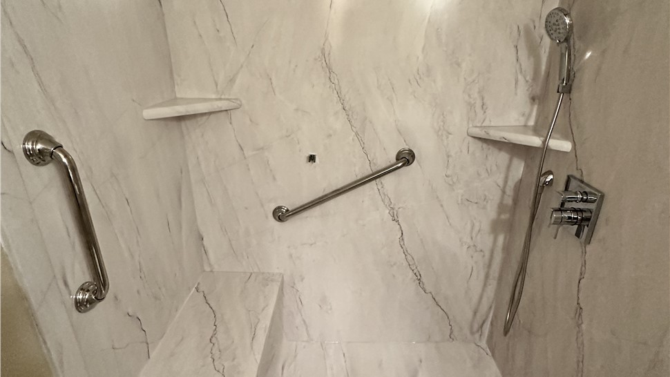 Showers Project in Marrero, LA by Mr. Bath