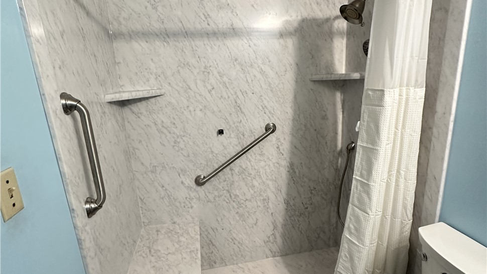 Showers Project in Houma, Louisiana by Mr. Bath