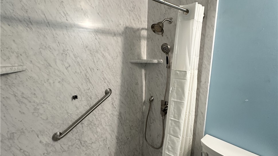 Showers Project in Houma, Louisiana by Mr. Bath