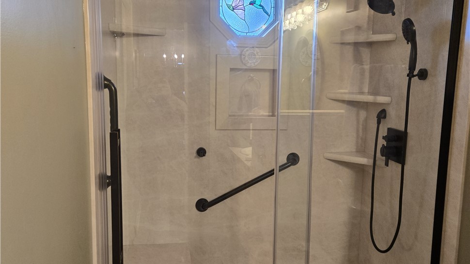 Showers Project in Ville Platte, LA by Mr. Bath