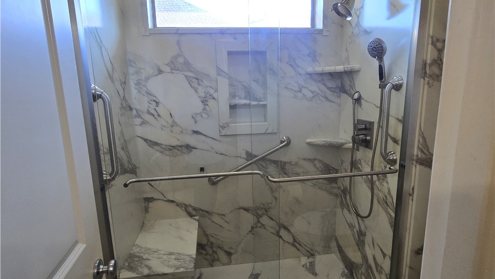 Showers Project in Lafayette, Louisiana by Mr. Bath