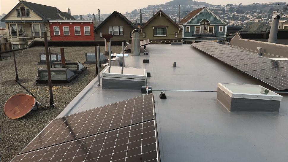 Roofing and Solar Project in San Francisco, CA by Mr. Roofing