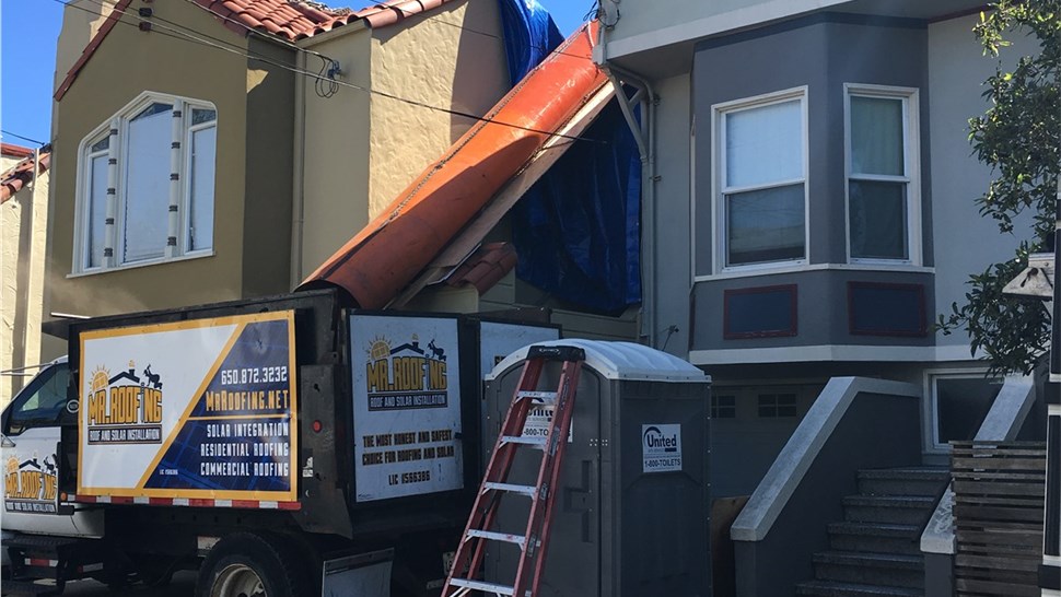 Roofing and Solar Project Project in San Francisco, CA by Mr. Roofing