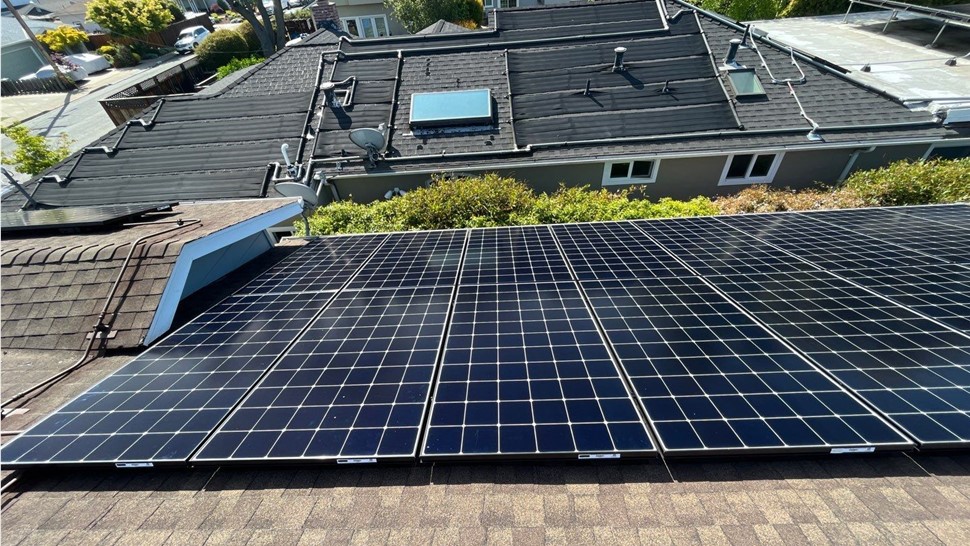 Solar Project in San Carlos, CA by Mr. Roofing