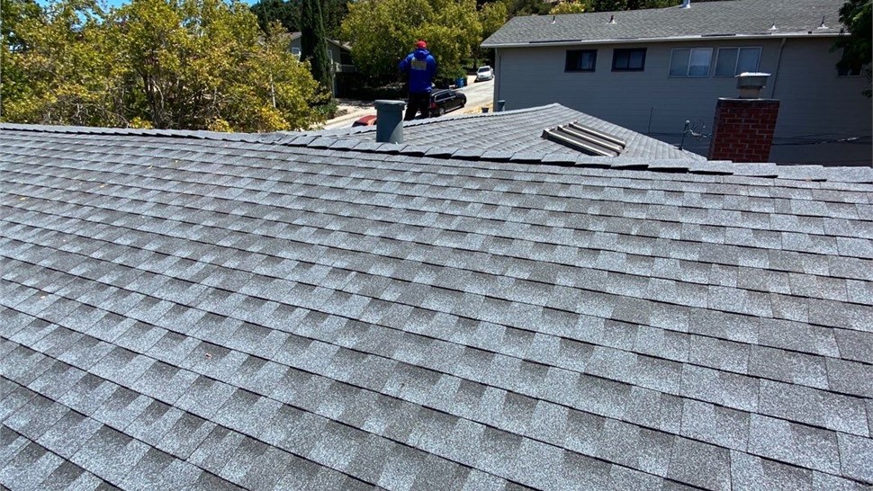 Roofing Project in Belmont, California by Mr. Roofing