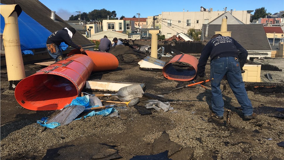 Roofing and Solar Project Project in San Francisco, CA by Mr. Roofing