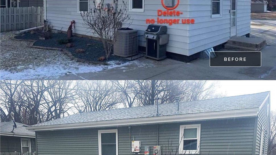 Siding Project in Mason City, IA by Midwest Construction