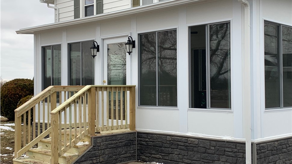 Sunrooms Project in Redfield, IA by Midwest Construction