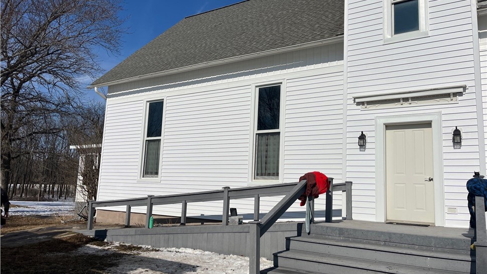 Siding Project in Osage, Iowa by Midwest Construction