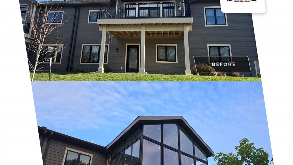 Sunrooms Project in Oskaloosa, IA by Midwest Construction