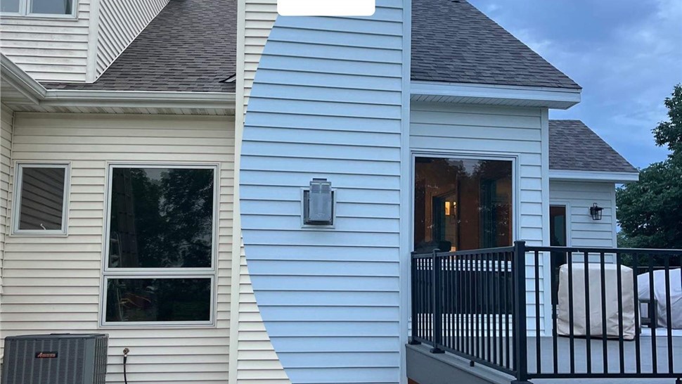 Seamless Gutters, Siding Project in Norwalk, IA by Midwest Construction