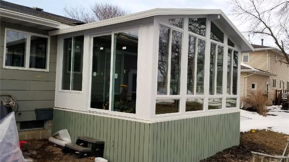 Sunroom Project Project in Miller, IA by Midwest Construction