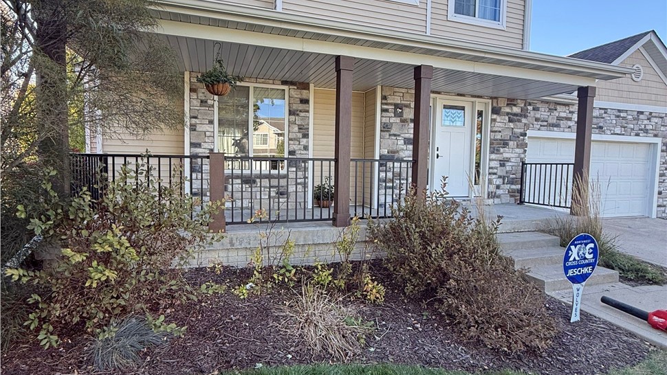 Decks, Doors, Manufactured Stone Siding, Siding Project in Waukee, IA by Midwest Construction