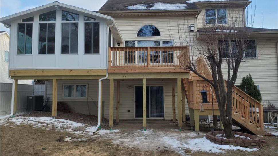 Sunrooms Project in Des Moines, IA by Midwest Construction