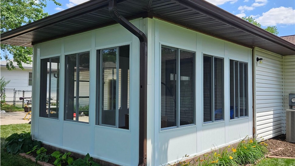Sunrooms Project in Ames, IA by Midwest Construction