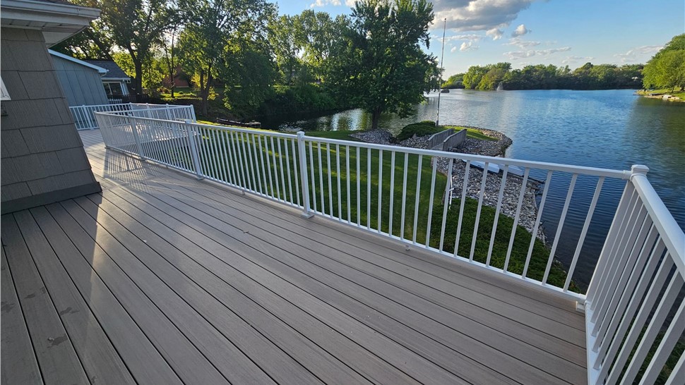 Decks Project in Mason City, IA by Midwest Construction