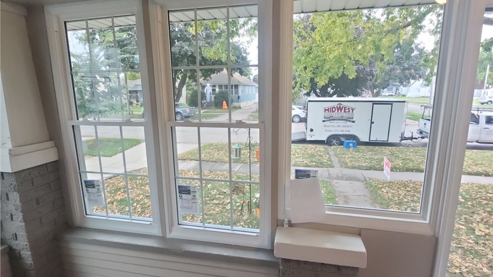 Windows Project in Mason City, IA by Midwest Construction