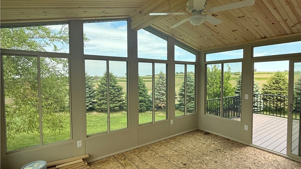 Decks, Sunrooms Project in Harlan, IA by Midwest Construction