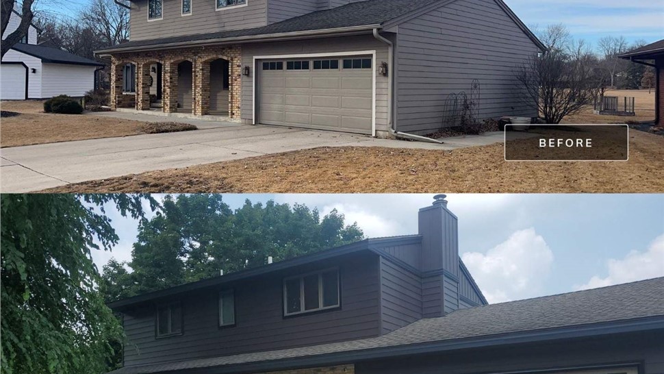 Siding Project in Mason City, IA by Midwest Construction