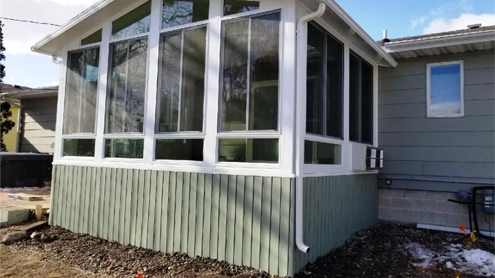 Sunroom Project Project in Miller, IA by Midwest Construction