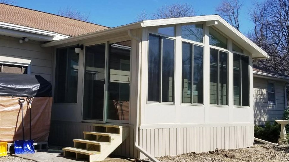 Sunroom Project Project in Ventura, IA by Midwest Construction