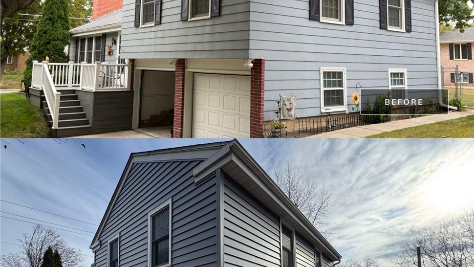 Siding Project in Mason City, IA by Midwest Construction