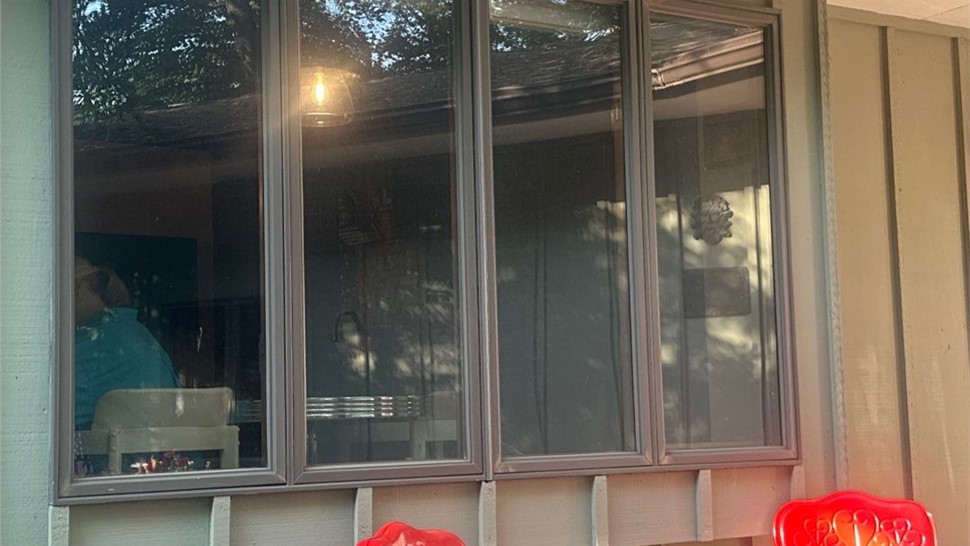 Seamless Gutters, Windows Project in Ames, IA by Midwest Construction