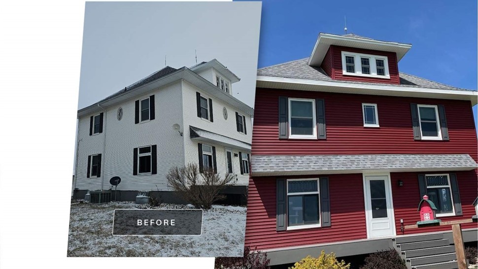 Siding Project in Toledo, IA by Midwest Construction