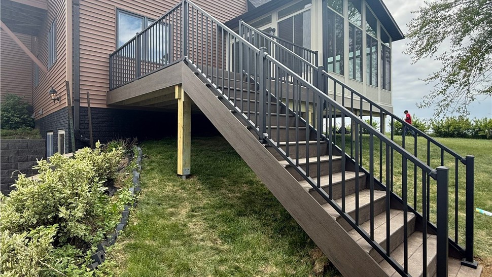 Decks, Sunrooms Project in Harlan, IA by Midwest Construction