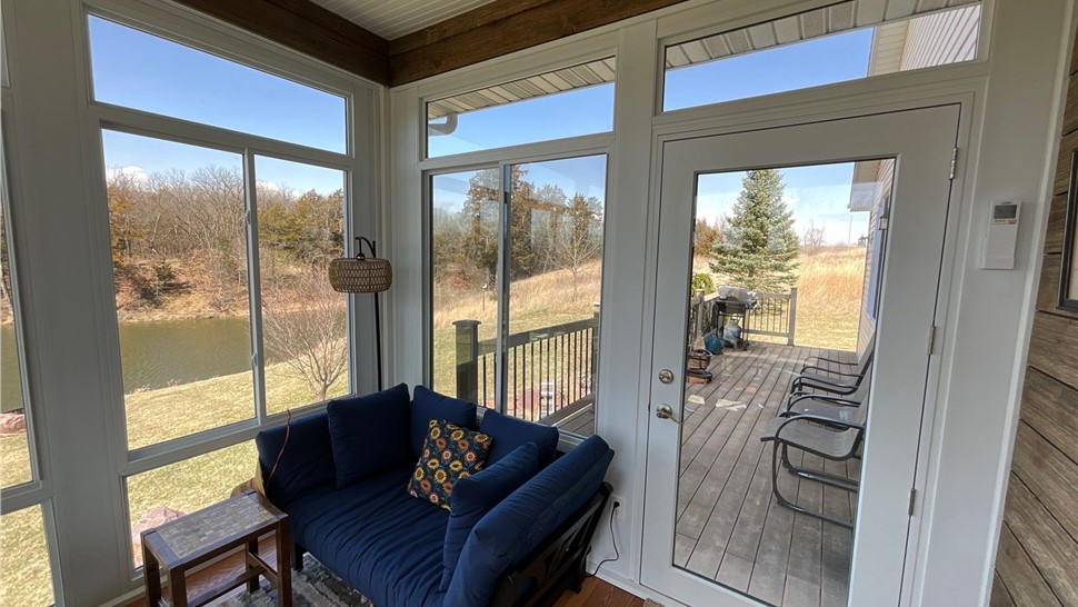 Sunrooms Project in Redfield, IA by Midwest Construction