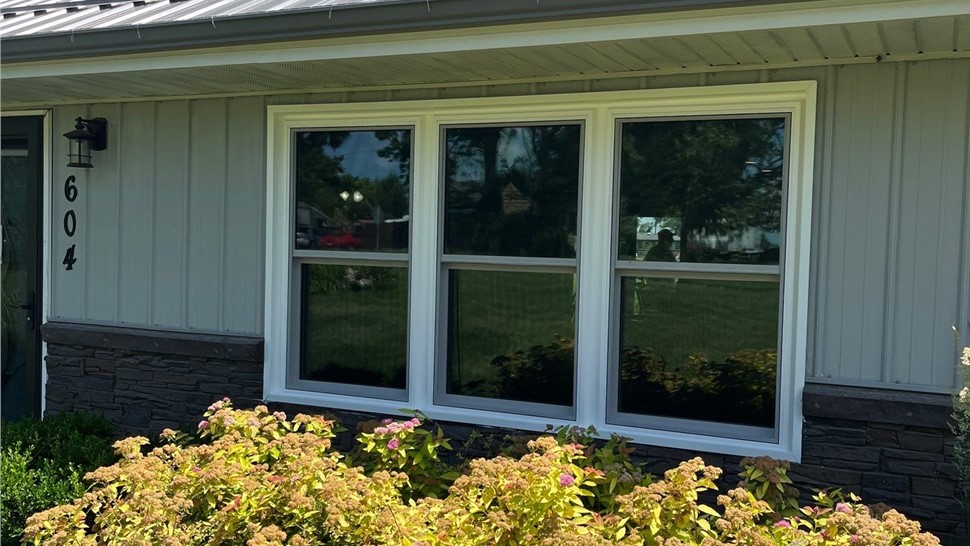 Windows Project in Rose Hill, IA by Midwest Construction