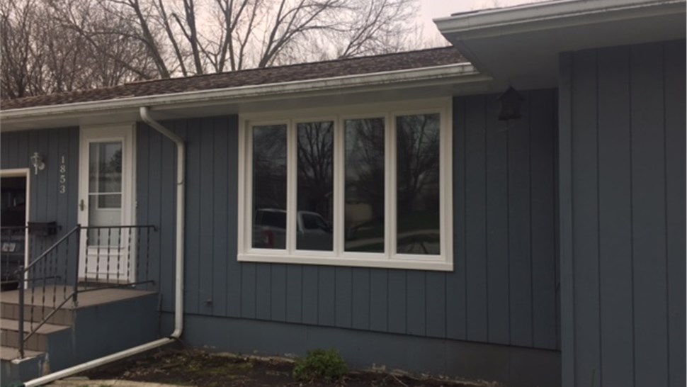 Windows Project in Mason City, IA by Midwest Construction