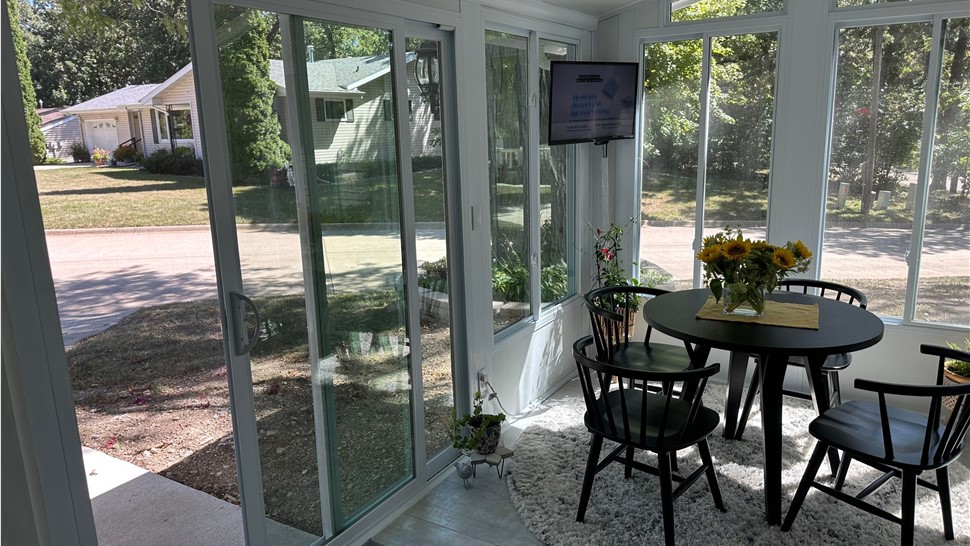 Sunrooms Project in Forest City, IA by Midwest Construction