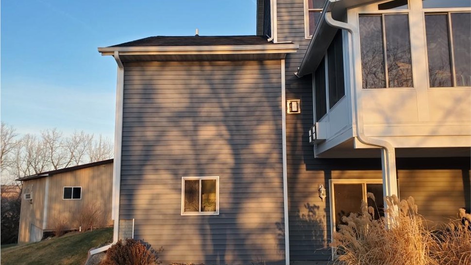 Decks, Doors, Roofing, Seamless Gutters, Siding, Sunrooms, Windows Project in Osceola, IA by Midwest Construction