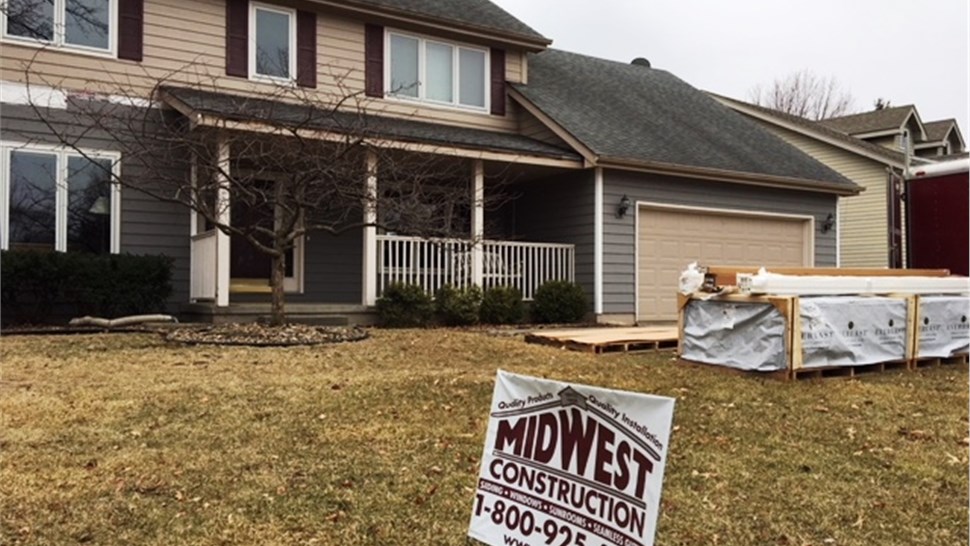 Siding Project in Urbandale, IA by Midwest Construction