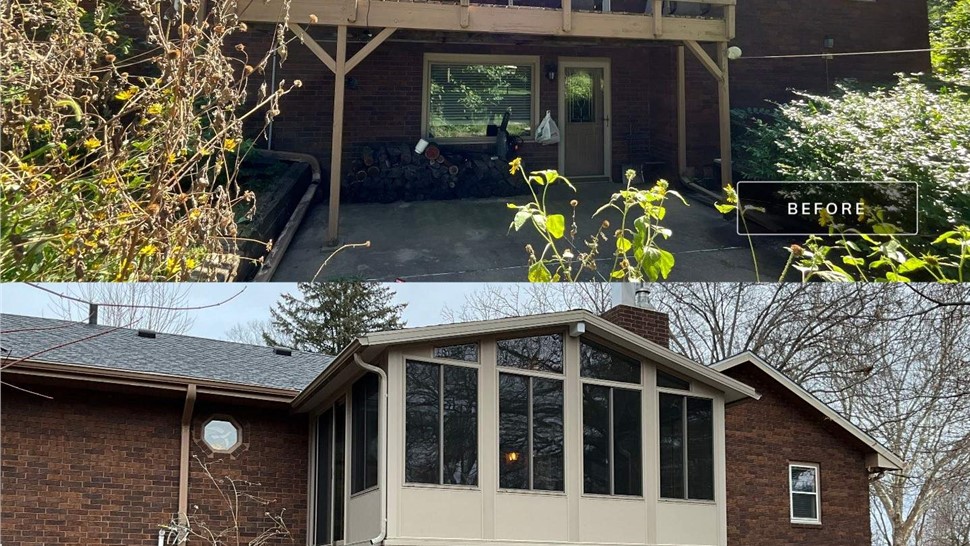 Sunrooms Project in Pleasant Hill, IA by Midwest Construction