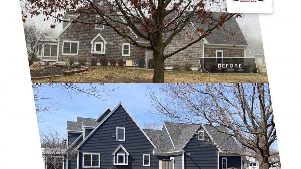 Siding Project in Mason City, IA by Midwest Construction