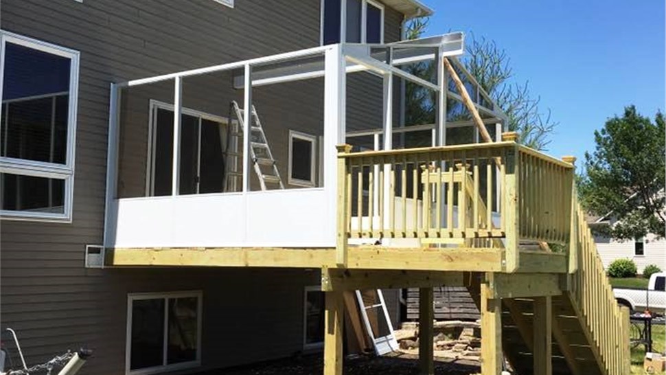 Sunroom Project Project in Johnston, IA by Midwest Construction