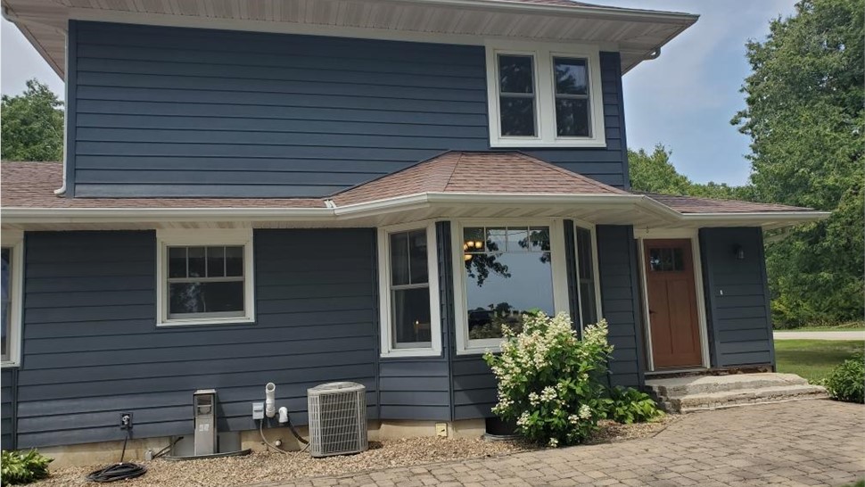 Siding Project in Orchard, IA by Midwest Construction