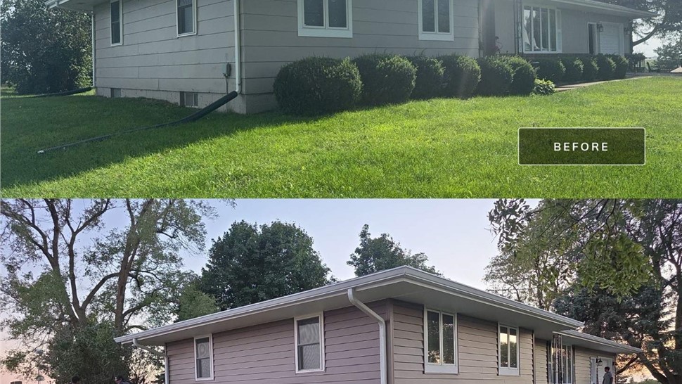 Siding Project in Monroe, IA by Midwest Construction