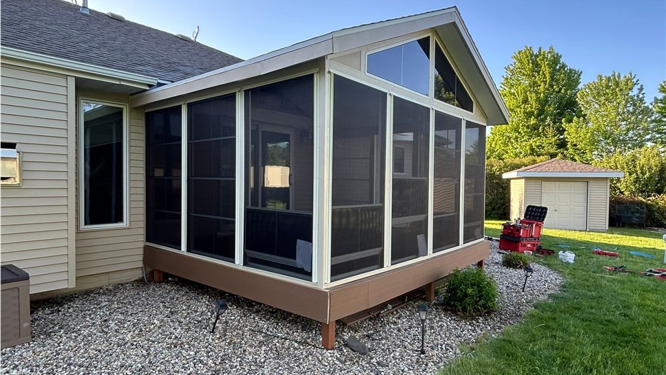 Sunrooms Project in Mason City, IA by Midwest Construction