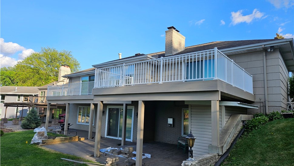 Decks Project in Mason City, IA by Midwest Construction