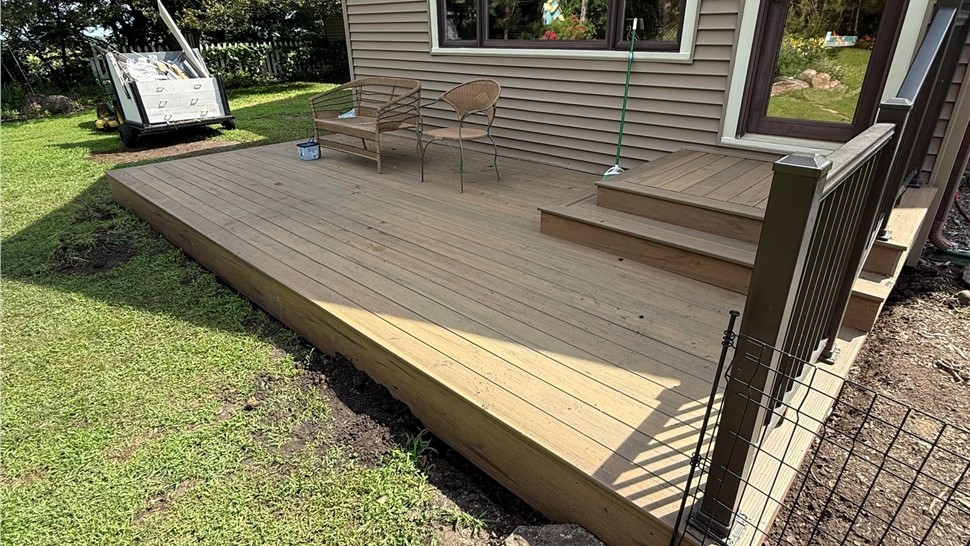 Decks Project in Forest City, IA by Midwest Construction